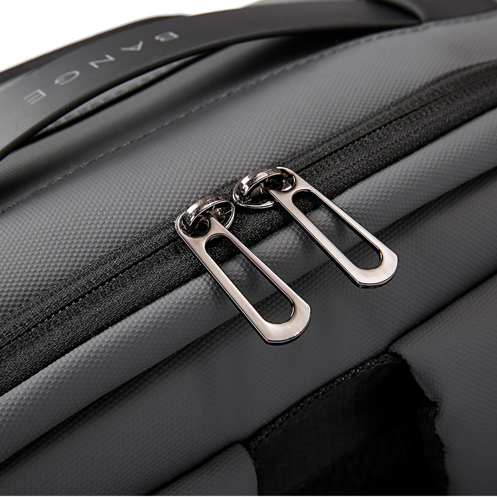 Rucsac laptop 15.6 inch, din poliester, rezistent la apa, port USB si TYPE-C, se fixeaza de valiza, BANGE BG7268