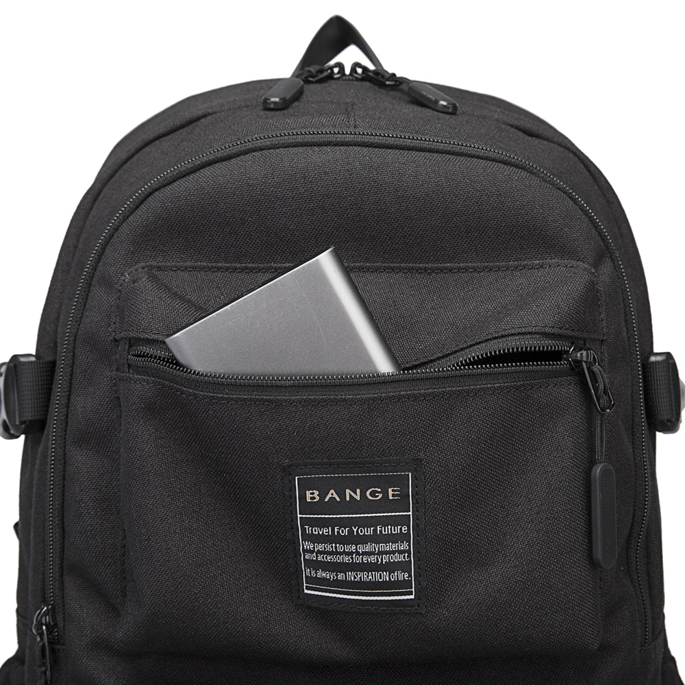Rucsac laptop de 15.6 inch si tableta, stil casual, unisex, din poliester, rezistent la apa, fixare de valiza, BANGE BG7282