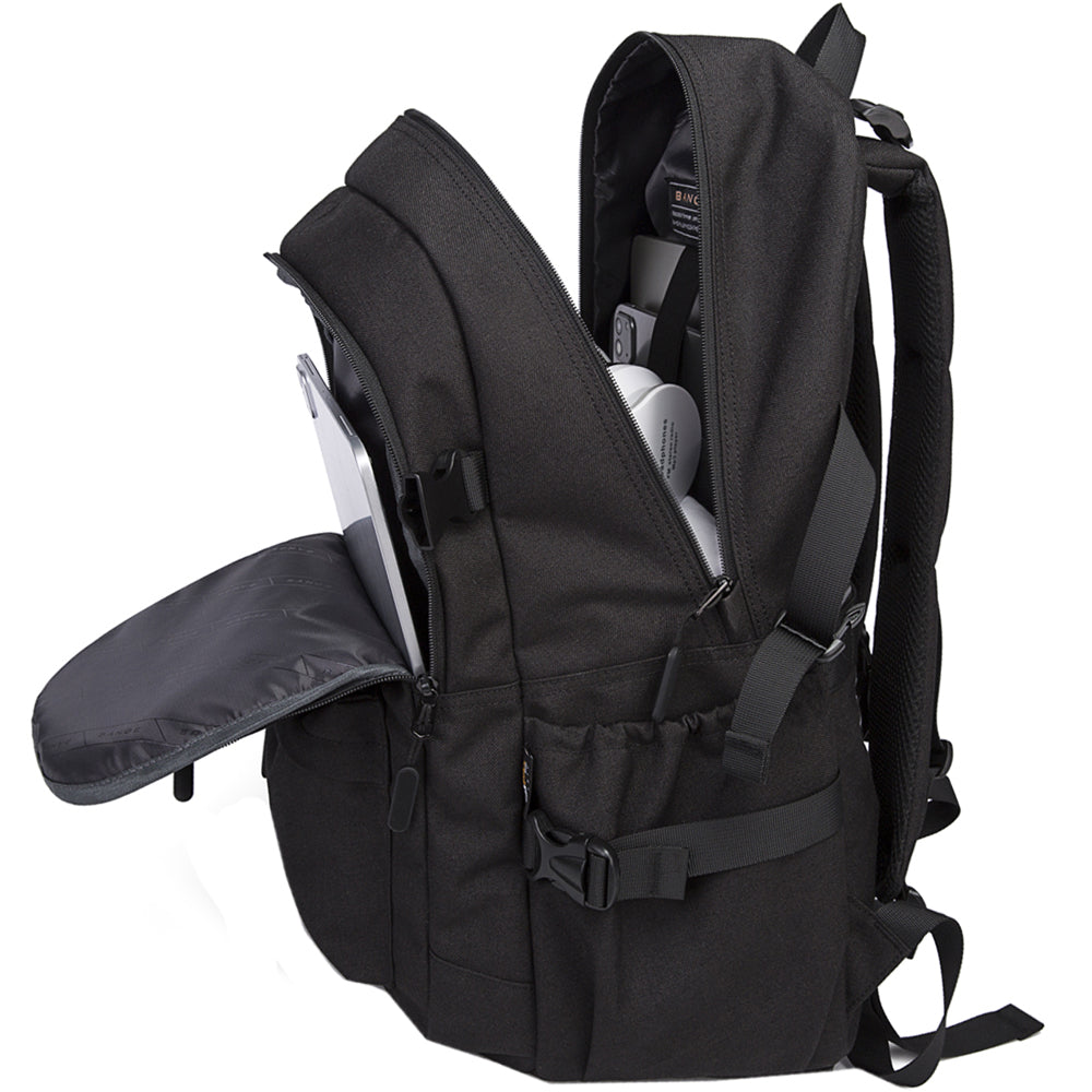 Rucsac laptop de 15.6 inch si tableta, stil casual, unisex, din poliester, rezistent la apa, fixare de valiza, BANGE BG7282