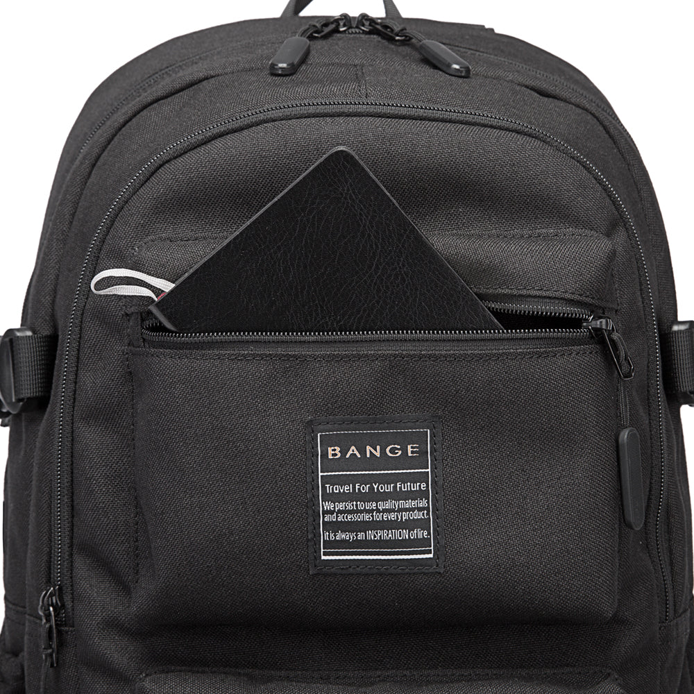 Rucsac laptop de 15.6 inch si tableta, stil casual, unisex, din poliester, rezistent la apa, fixare de valiza, BANGE BG7282