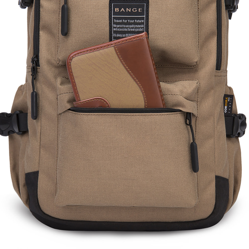 Rucsac laptop de 15.6 inch si tableta, stil casual, unisex, din poliester, rezistent la apa, fixare de valiza, BANGE BG7282