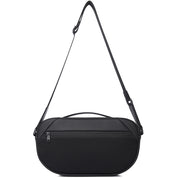 Geanta crossbody unisex, din poliester este rezistenta la apa, inel retractabil pentru chei, buzunar antifurt pe spate, BANGE BG7308