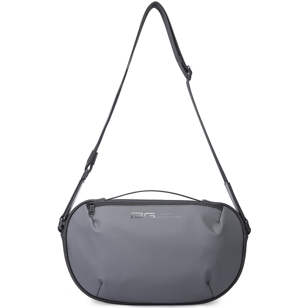 Geanta crossbody unisex, din poliester este rezistenta la apa, inel retractabil pentru chei, buzunar antifurt pe spate, BANGE BG7308