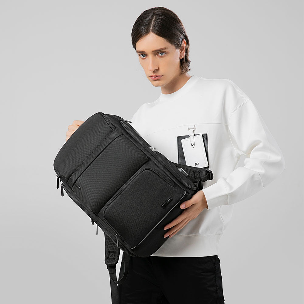Rucsac laptop de 15.6 inch si calatorii, extensibil, din poliester, rezistent la apa, bine compartimentat, BANGE BG7309