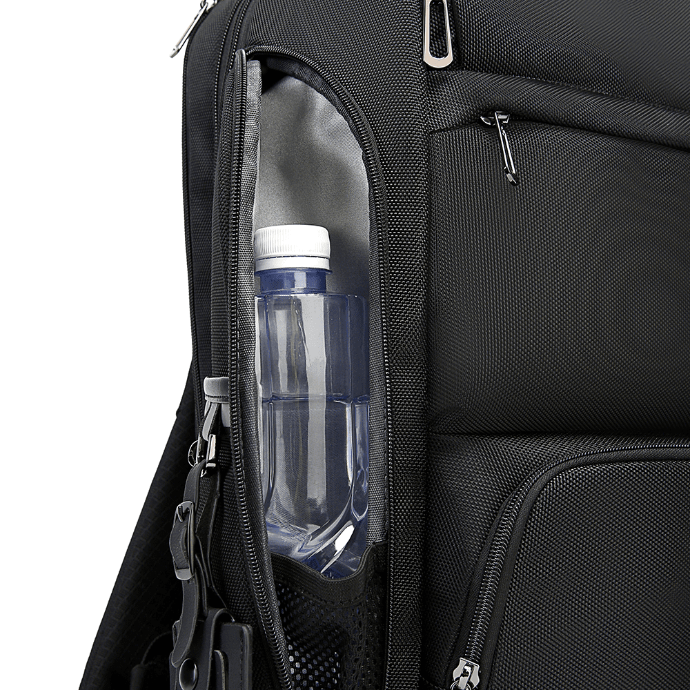 Rucsac laptop de 15.6 inch si calatorii, extensibil, din poliester, rezistent la apa, bine compartimentat, BANGE BG7309