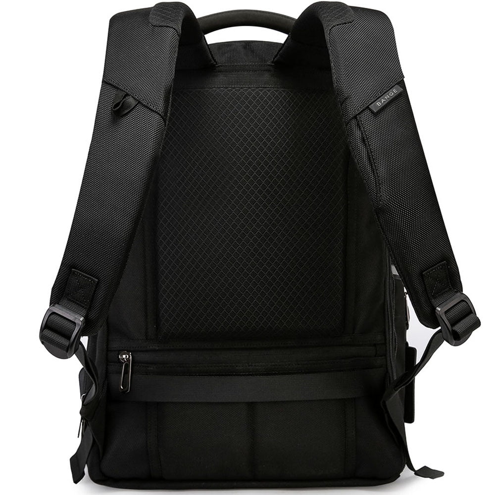 Rucsac laptop de 15.6 inch si calatorii, extensibil, din poliester, rezistent la apa, bine compartimentat, BANGE BG7309