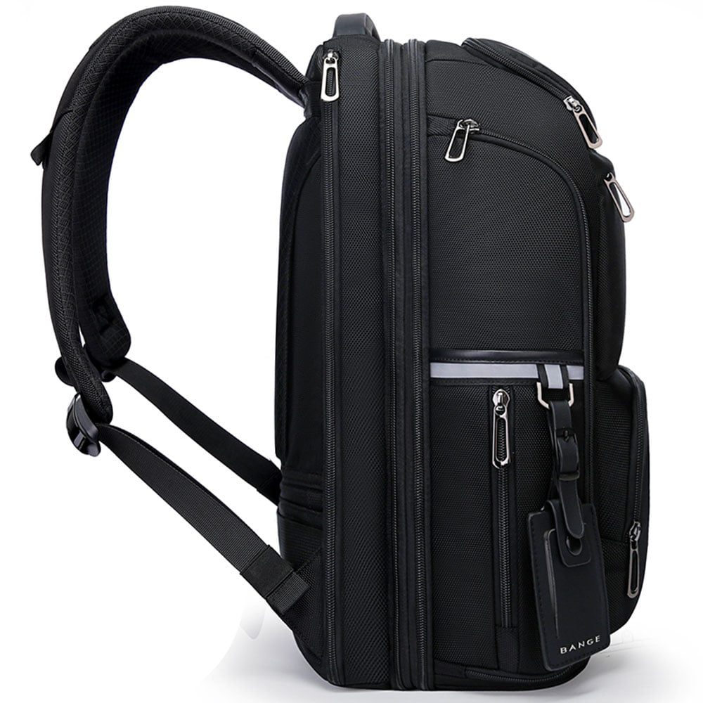 Rucsac laptop de 15.6 inch si calatorii, extensibil, din poliester, rezistent la apa, bine compartimentat, BANGE BG7309