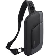 Geanta crossbody unisex, din poliester este rezistenta la stropi, trident superior pentru umbrela sticla, inel retractabil pentru chei, BANGE BG7312