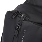 Geanta crossbody, tip rucsac unisex, din poliester este rezistenta la stropi, spate moale captusit cu buzunar antifurt, bareta cu trident si inel retractabil pentru chei, BANGE BG7322