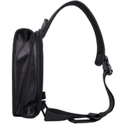 Geanta crossbody, tip rucsac unisex, forma patrata, din poliester rezistent la apa, bareta cu trident, compartiment pentru tableta 9,7 inch BANGE BG7323