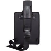 Geanta crossbody, tip rucsac unisex, forma patrata, din poliester rezistent la apa, bareta cu trident, compartiment pentru tableta 9,7 inch BANGE BG7323