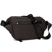 Geanta crossbody unisex, din poliester este rezistenta la apa, inel retractabil pentru chei, buzunar antifurt BANGE BG7399