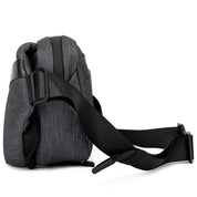 Geanta crossbody unisex, din poliester este rezistenta la apa, inel retractabil pentru chei, buzunar antifurt BANGE BG7399