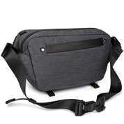 Geanta crossbody unisex, din poliester este rezistenta la apa, inel retractabil pentru chei, buzunar antifurt BANGE BG7399