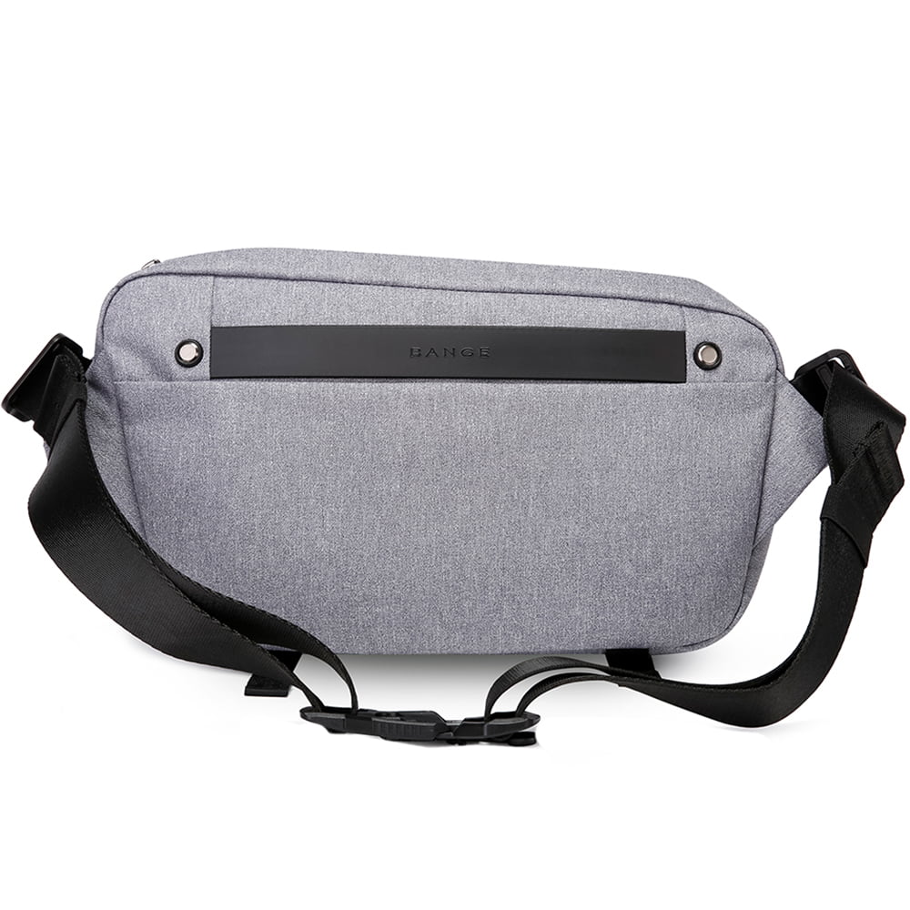 Geanta crossbody unisex, din poliester este rezistenta la apa, inel retractabil pentru chei, buzunar antifurt BANGE BG7399