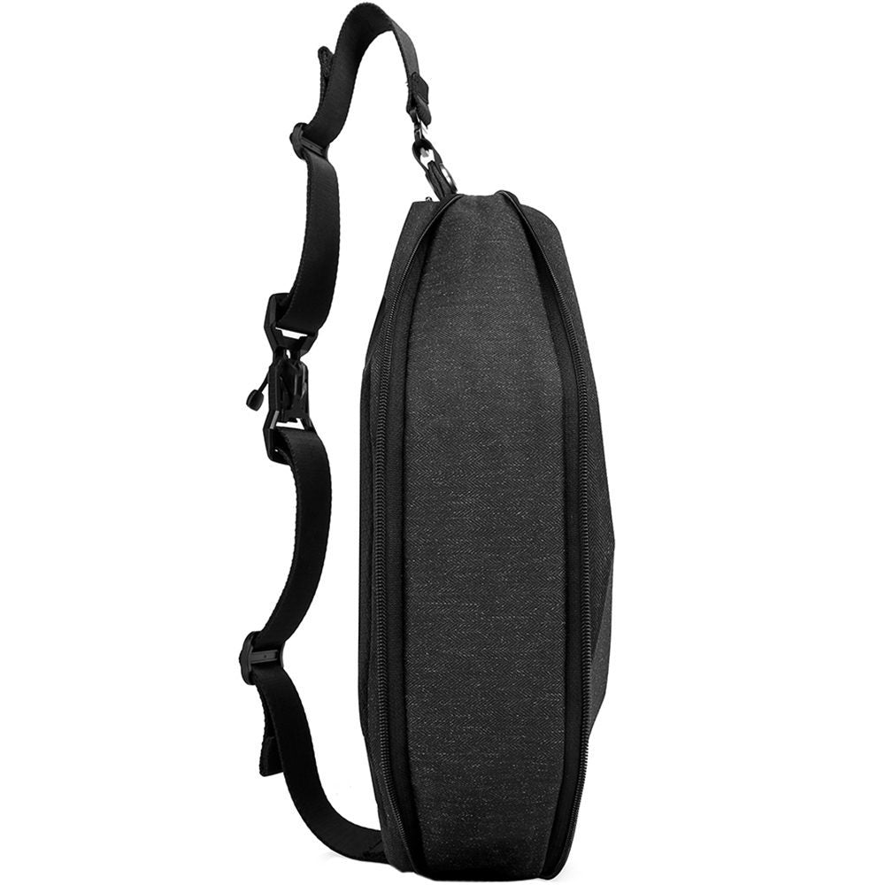 Geanta crossbody, unisex, din poliester, rezistenta la stropi, inel retractabil pentru chei, BANGE BG7502