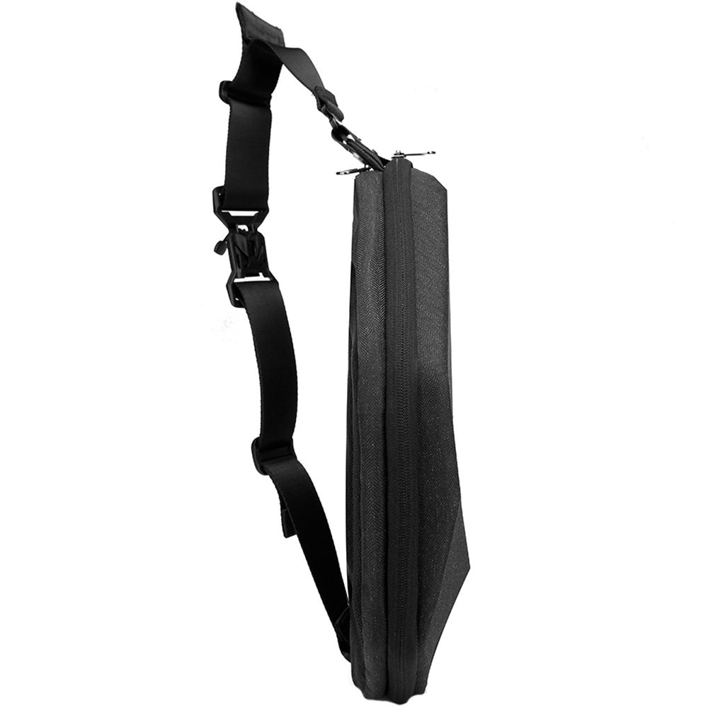 Geanta crossbody, unisex, din poliester, rezistenta la stropi, inel retractabil pentru chei, BANGE BG7502