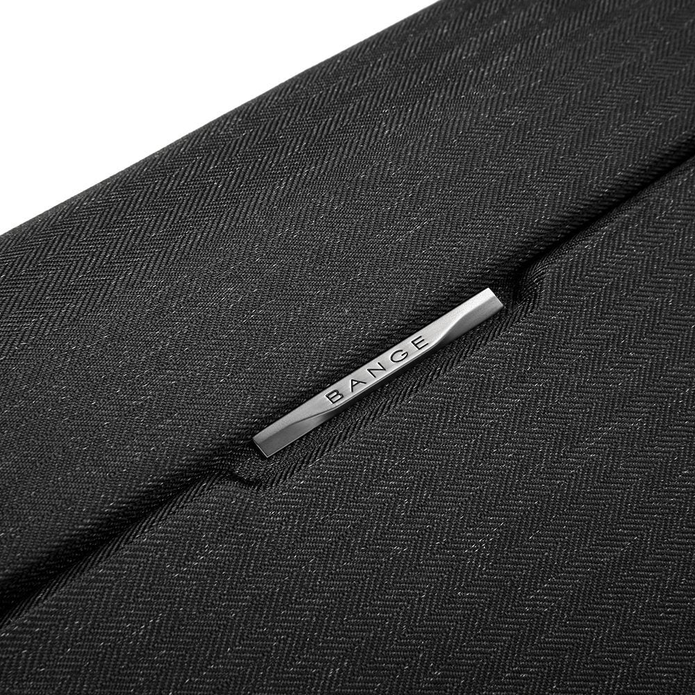 Geanta crossbody, unisex, din poliester, rezistenta la stropi, inel retractabil pentru chei, BANGE BG7502