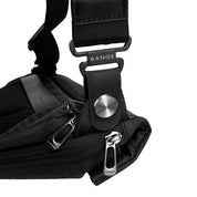 Geanta crossbody, unisex, din poliester, rezistenta la stropi, inel retractabil pentru chei, BANGE BG7502