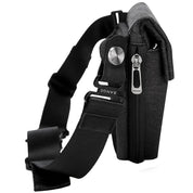Geanta crossbody, unisex, din poliester, rezistenta la stropi, inel retractabil pentru chei, BANGE BG7502