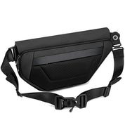 Geanta crossbody, unisex, din poliester, rezistenta la stropi, inel retractabil pentru chei, BANGE BG7502