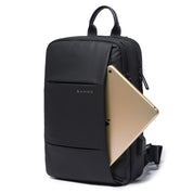 Rucsac crossbody unisex universal, slim si modern, cu port USB, din poliester este rezistent la stropi, BANGE BG77107