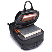 Geanta crossbody, tip rucsac unisex, din poliester rezistent la stropi, buzunar ascus Antifurt, cu Port USB, BANGE BG77112