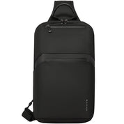 Rucsac crossbody unisex, spate moale cu buzunar antifurt, din poliester este rezistenta la apa si zgirieturi, bareta cu trident BANGE BG7719