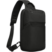 Rucsac crossbody unisex, spate moale cu buzunar antifurt, din poliester este rezistenta la apa si zgirieturi, bareta cu trident BANGE BG7719