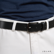 Curea Bărbați Piele Naturală JOLAR, 3.3 cm, Stil Clasic