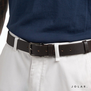 Curea Bărbați Piele Naturală JOLAR, 3.3 cm, Stil Clasic
