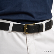 Curea Bărbați Piele Naturală JOLAR, 3.3 cm, Stil Clasic