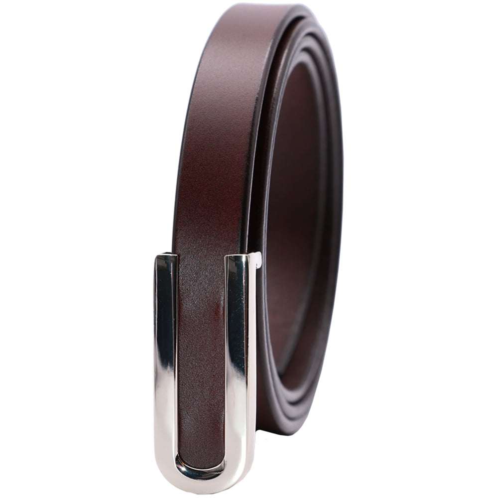 Curea dama, subtire, model clasic, piele naturala, ROCS BZ-07