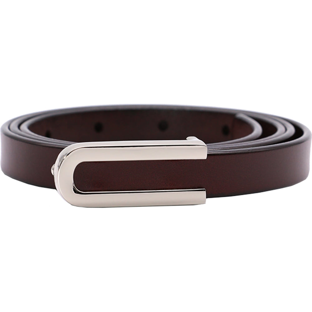 Curea dama, subtire, model clasic, piele naturala, ROCS BZ-07