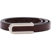 Curea dama, subtire, model clasic, piele naturala, ROCS BZ-07