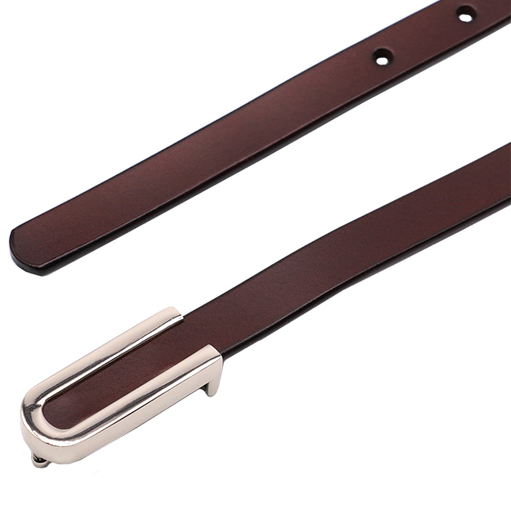 Curea dama, subtire, model clasic, piele naturala, ROCS BZ-07