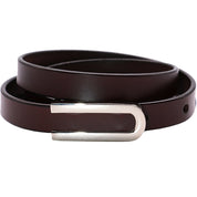 Curea dama, subtire, model clasic, piele naturala, ROCS BZ-07