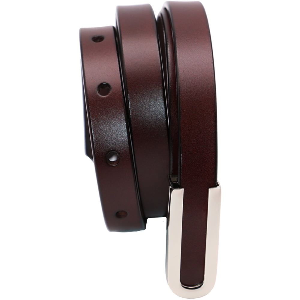 Curea dama, subtire, model clasic, piele naturala, ROCS BZ-07