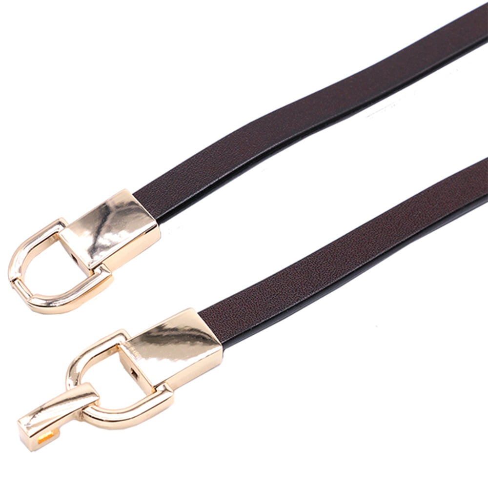 Curea dama, subtire, marime ajustabila, model clasic, piele naturala, ROCS, BZ-08