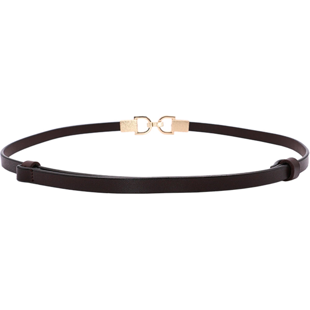 Curea dama, subtire, marime ajustabila, model clasic, piele naturala, ROCS, BZ-08