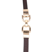 Curea dama, subtire, marime ajustabila, model clasic, piele naturala, ROCS, BZ-08
