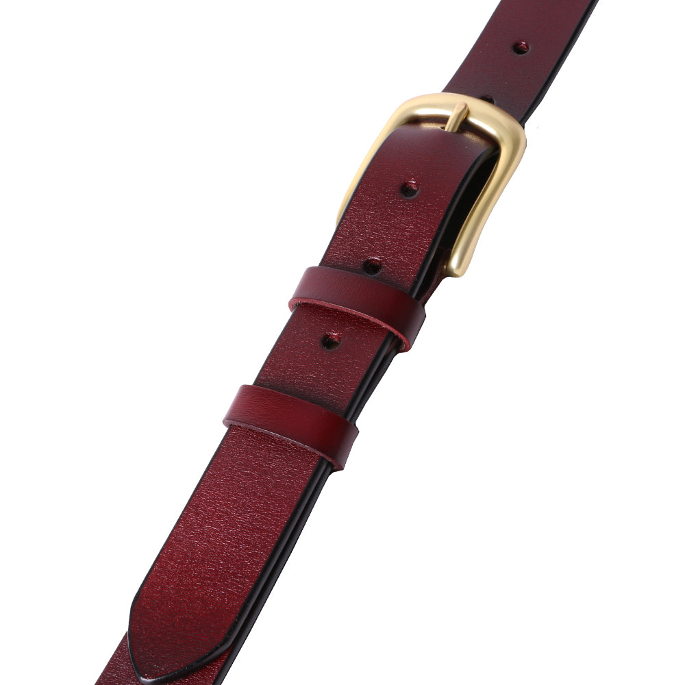 Curea dama, ROCS, piele naturala, model clasic, fara cusuturi, BZ-22