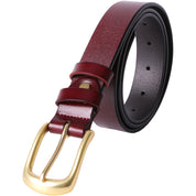 Curea dama, ROCS, piele naturala, model clasic, fara cusuturi, BZ-22
