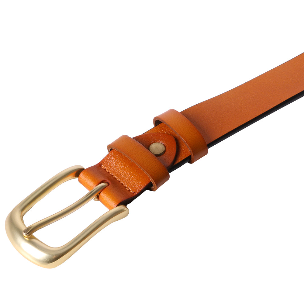 Curea dama, ROCS, piele naturala, model clasic, fara cusuturi, BZ-22