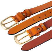 Curea dama, ROCS, piele naturala, model clasic, fara cusuturi, BZ-22