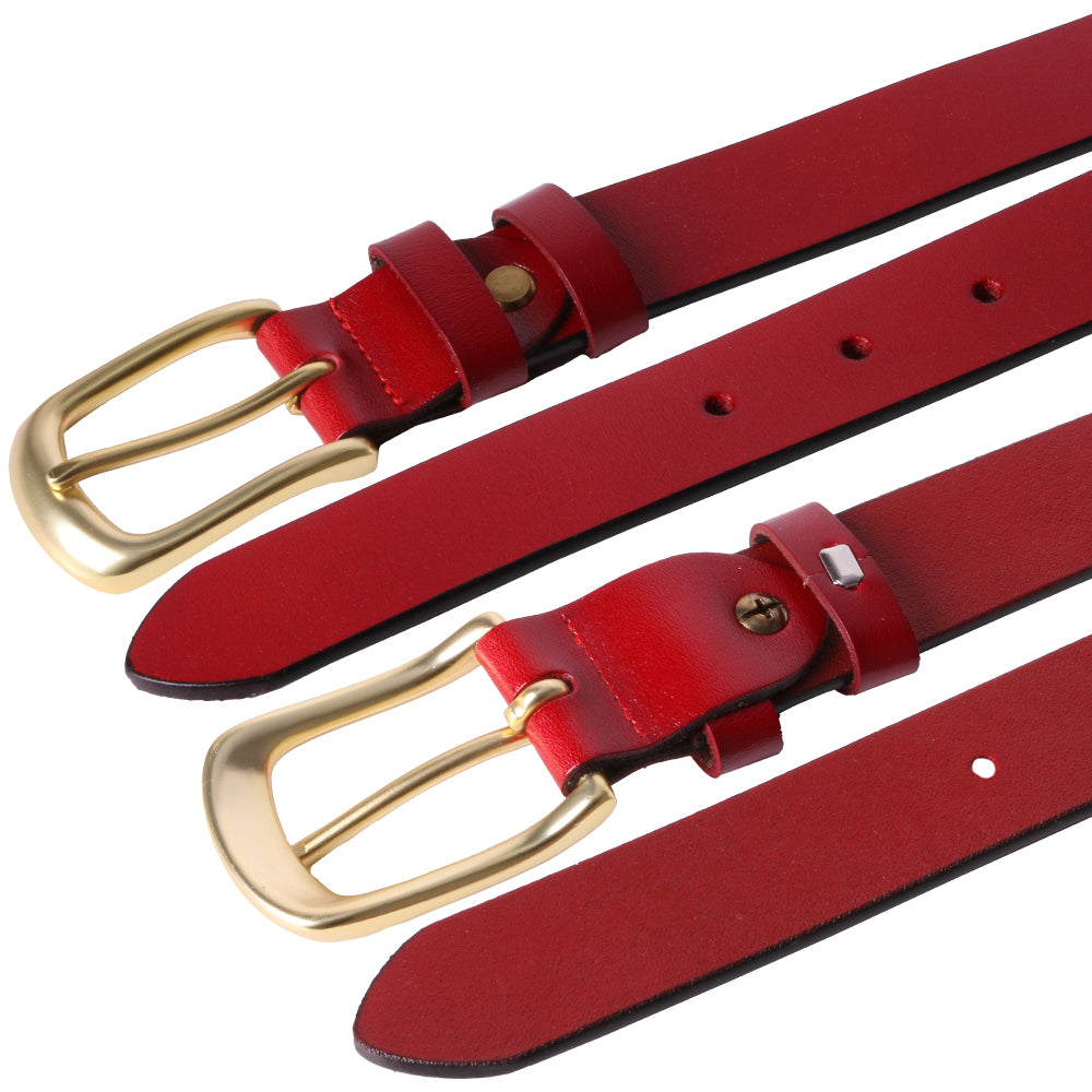 Curea dama, ROCS, piele naturala, model clasic, fara cusuturi, BZ-22