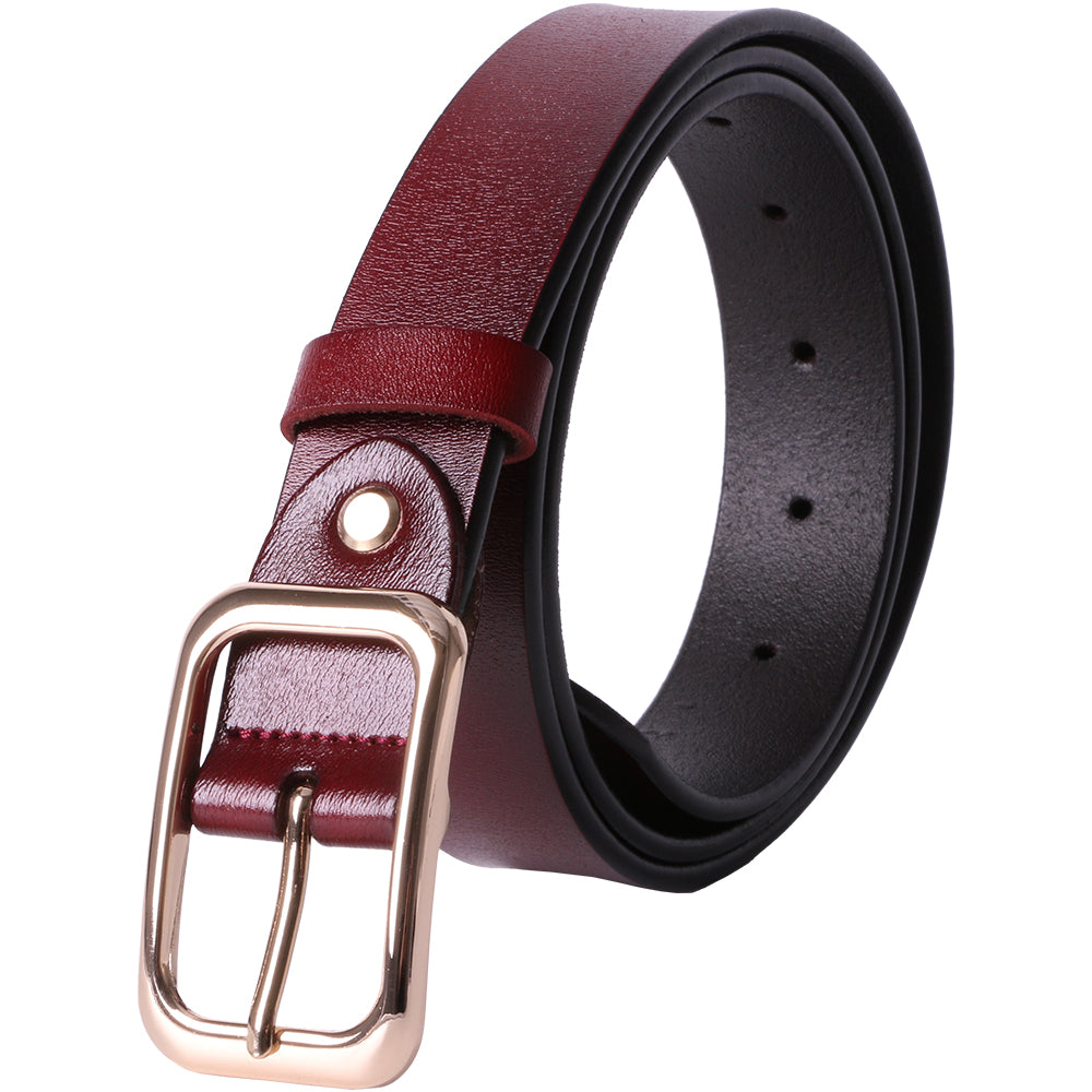 Curea dama, ROCS, piele naturala, model clasic, fara cusaturi, BZ-24