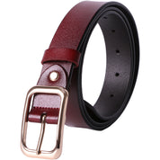Curea dama, ROCS, piele naturala, model clasic, fara cusaturi, BZ-24