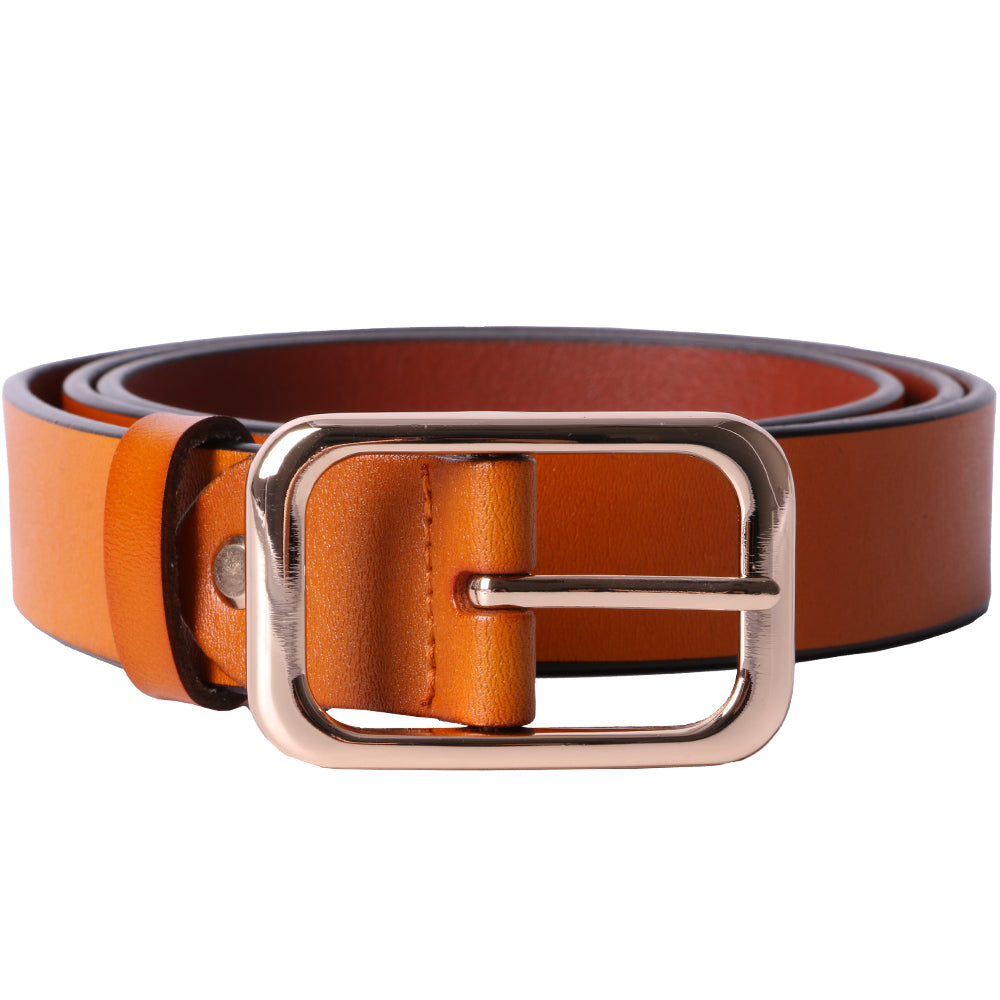 Curea dama, ROCS, piele naturala, model clasic, fara cusaturi, BZ-24
