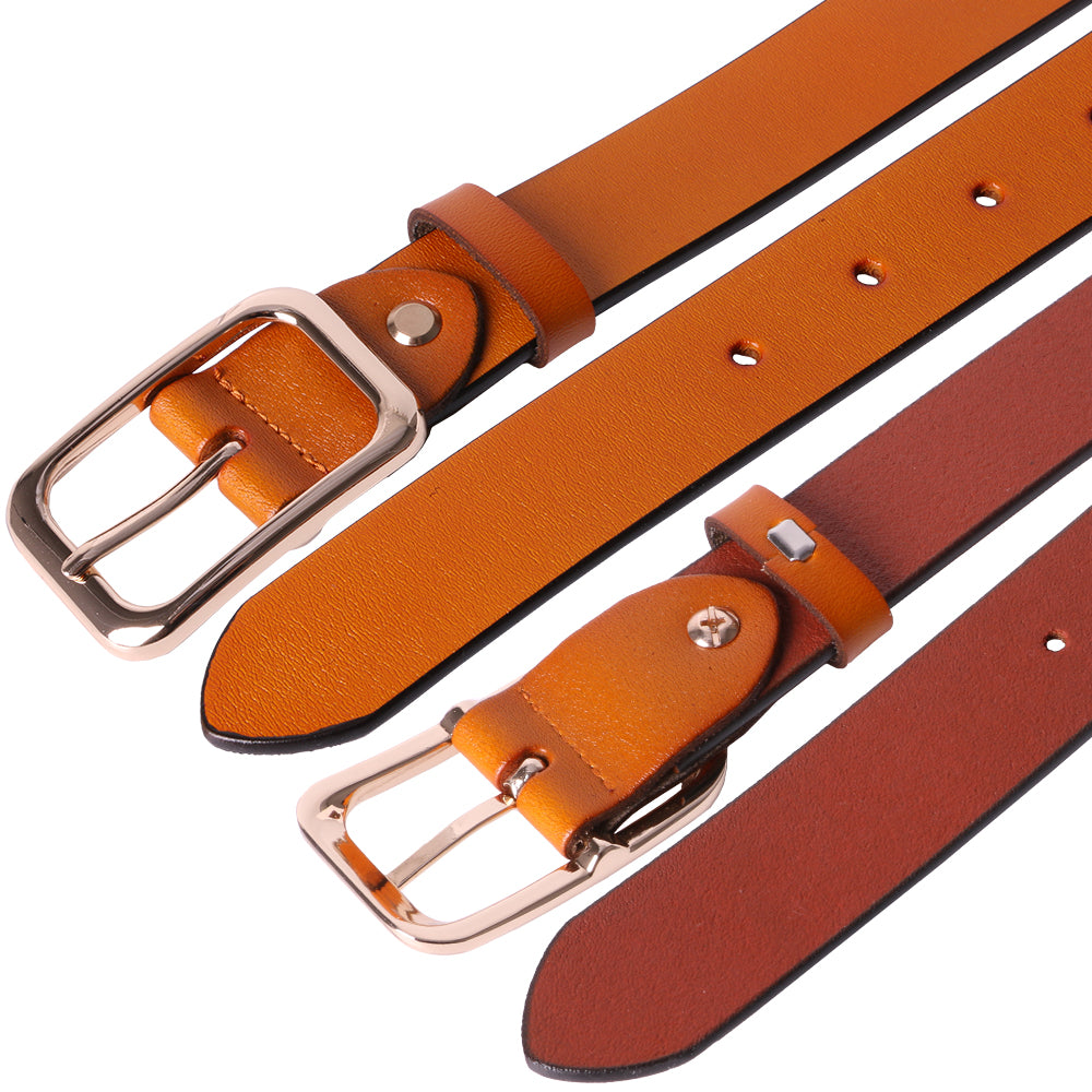 Curea dama, ROCS, piele naturala, model clasic, fara cusaturi, BZ-24